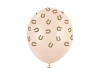 Balony 30 cm, Podkowy, alabastrowy(6szt)
