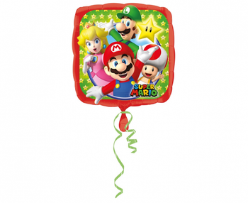 Balon foliowy 18 cali/43 cm Mario Bros