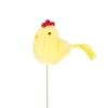 Dekoracje wielkanocne Żółty Kurczak na patyku 1 szt.