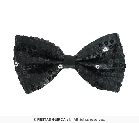 Czarna Muszka cekinowa