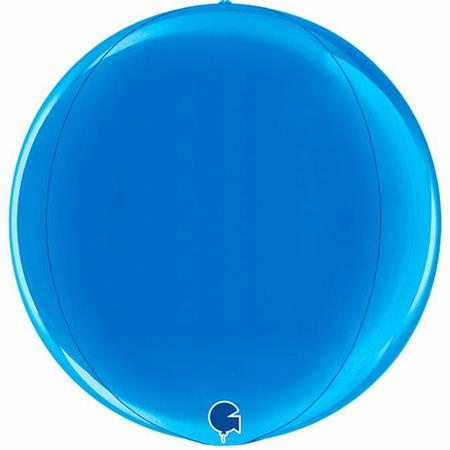 Balon Grabo 15''  Globe Blue 4D  Pakowany 