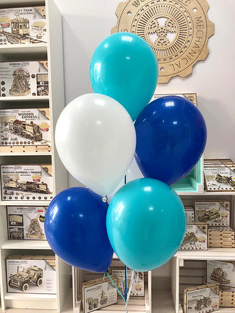 Bukiet balonowy Baby Blue 6 szt