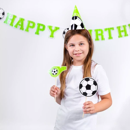 Rekwizyty do zdjęć Football 9szt.