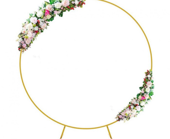 Stelaż okrągły, złoty, 180cm (16 elem.)