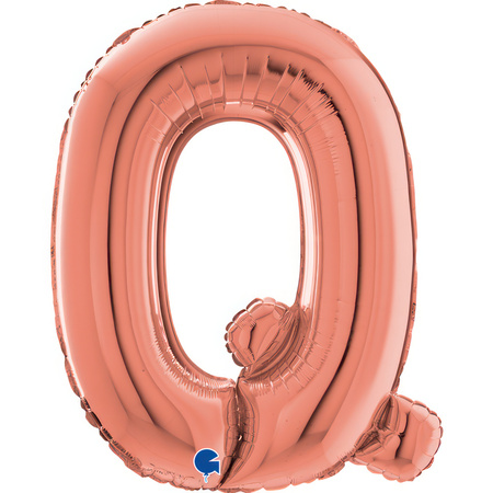 Balon Grabo 26'' Litera Q różowe - złoto, 66cm 