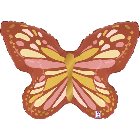 Balon foliowy Boho Butterfly 29" - 74 cm