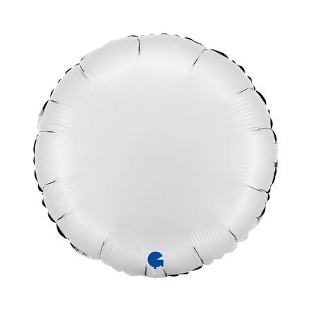 Balon Grabo 18'' Okrągły Satin White