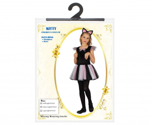 Zestaw Kotka (sukienka, opaska), rozm. 130/140 cm