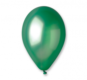 Balony GM110 metal 12" - zielone 37/ 100 szt.