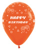 Balony Happy Birthday - Game On , Assortment ,25 szt
