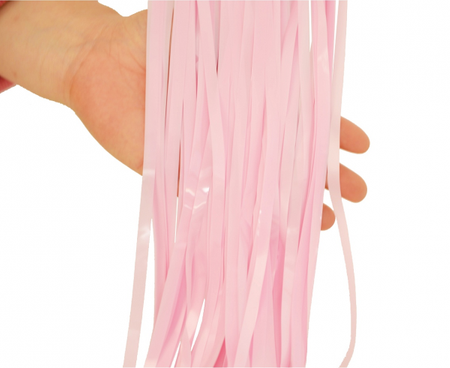 Kurtyna pastelowa jasnoróżowa, 100x200 cm