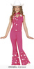 Strój dla dzieci różowa kowbojka Barbie, rozm. 129-137 cm