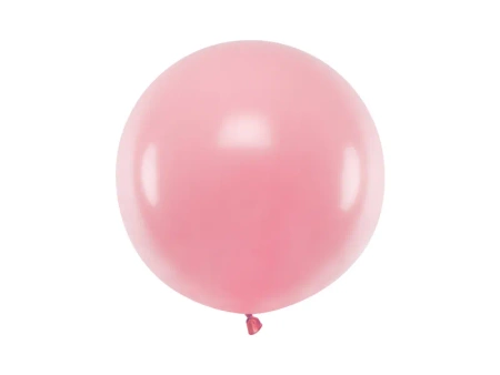 Balon okrągły 60 cm, Pastel Baby Pink