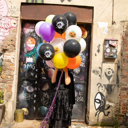 Balony Halloween Oczy 12cali 6 szt