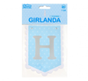 Girlanda urodzinowa "Little boy", niebieska 11cm x 14cm x 180cm, 1 szt. 