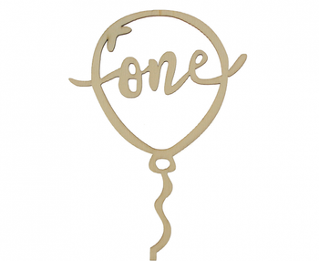 Dekoracja na tort One, 11x15 cm