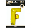 Balon foliowy "Litera F", złota, 89 cm