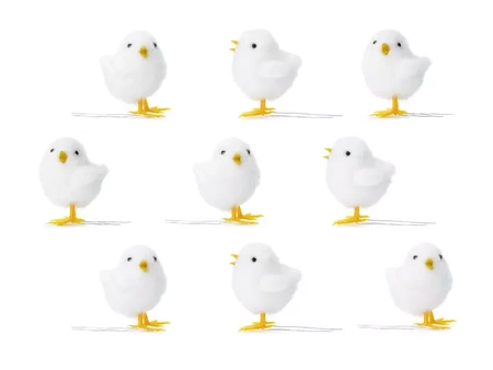 Kurczak wielkanocny, biały, 7 cm ,1 szt