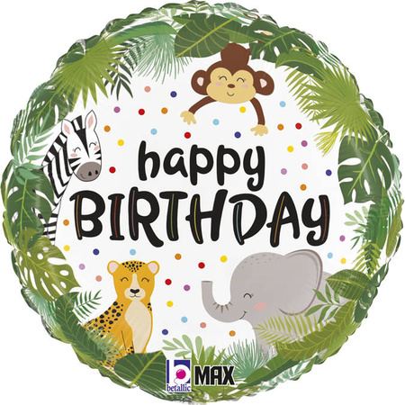 Balon Grabo 18'' Jungle Birthday 
