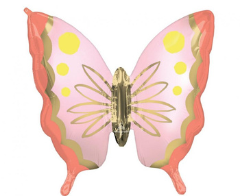 Balon foliowy 30", Soulful Blossom Butterfly