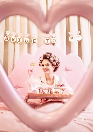 Baner Pierścionki ''Bride to be'', mix, 2.5 m