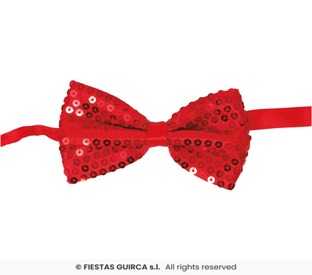 Czerwona Muszka cekinowa