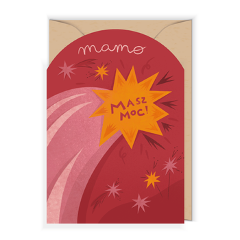 Kartka dla mamy Masz moc