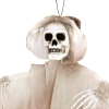 Dekoracja Halloween wiszący Duch Szkielet szary