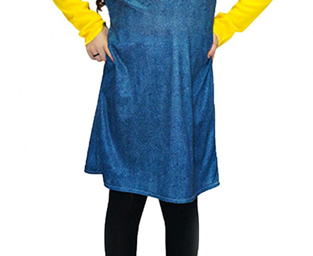 Zestaw dla dzieci Żółty Ludzik dziewczynka. rozm. 130/140 cm