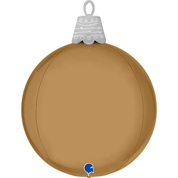 Balon foliowy Grabo 21'', Christmas Ball Platinum Champagne 4D,