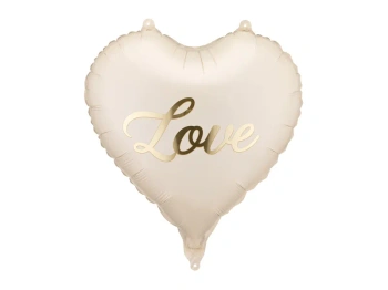 Balon foliowy serce Love, 45 cm, mix
