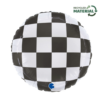 Balon foliowy Grabo 18'', Checkerboard