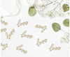 Konfetti drewniane Love, 6x3 cm, 18 szt.