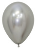 Balony Sempertex, Reflex, Silver, 12", 50 szt