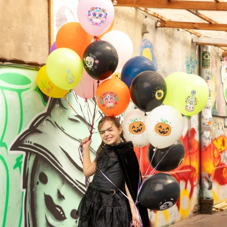 Balony Halloween Oczy 12cali 6 szt