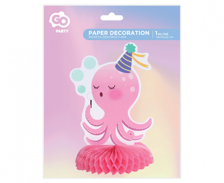 Rozeta dekoracyjna Ośmiorniczka, 14x14x22 cm