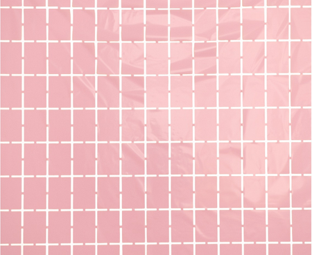 Kurtyna Kwadrat, pastelowa jasnoróżowa, 100x200 cm