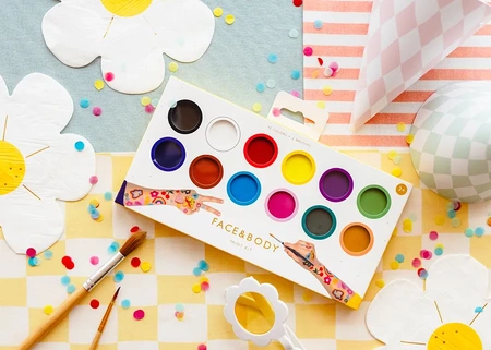 Farbki do malowania twarzy, 12 kolorów