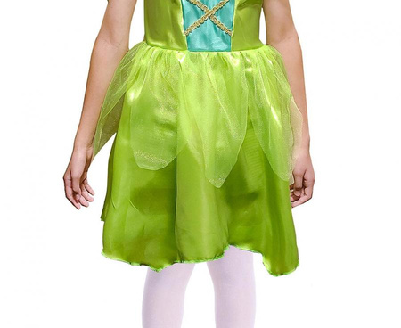 Zestaw dla dzieci Zielona Wróżka (sukienka, skrzydła), rozm. 110/120 cm
