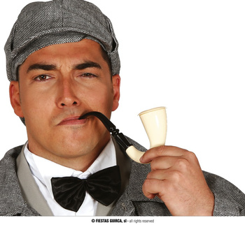 Fajka detektywa atrapa, czarna 16 cm