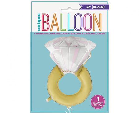 Balon foliowy 32" Pierścionek zaręczynowy