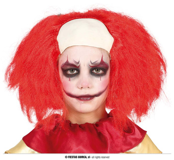 Peruka Klauna z łysiną, dziecięca