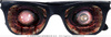 Okulary halloweenowe "Zombie"