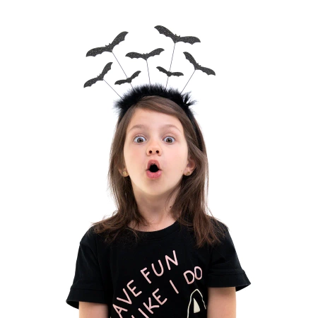 Opaska Halloween Nietoperze 26x27cm