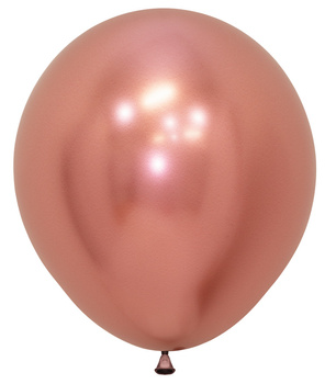 Balony Sempertex, Reflex Rose Gold, 18", 6 szt