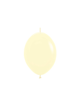 Balony Sempertex LINK Pastel Matte Yellow, 5", 50 szt.