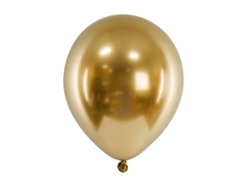 Balon 12", Chrom Złoty, 1 szt