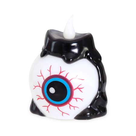Świeczka LED Oko Halloween zmieniająca kolory