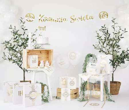 Banner Komunijny Komunia Święta 150 cm