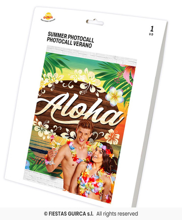 Tło do zdjęć Hawai Party, 220x150 cm
